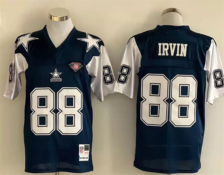 Men's Dallas Cowboys Michael Irvin Mitchell & Ness Navy Legacy Jersey Men's Dallas Cowboys Michael Irvin Mitchell & Ness Navy Legacy Jersey